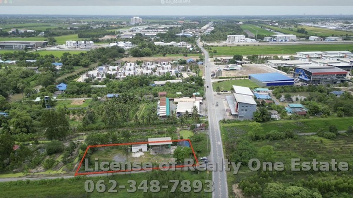 ขายที่ดินแปลงมุม 1 ไร่ ถมแล้ว ติดถนนเลียบคลอง 9 ลำลูกกา – รูปที่ 3