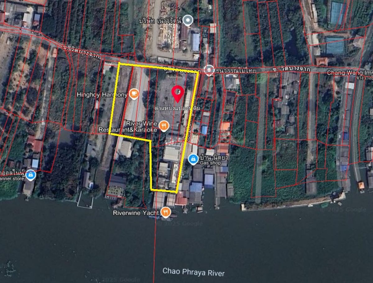 🌊 Land for sale next to the Chao Phraya River - the most beautiful view in Pak Kret, Nonthaburi 🌊 Land for sale next to the Chao Phraya River - the most beautiful view in Pak Kret, Nonthaburi
