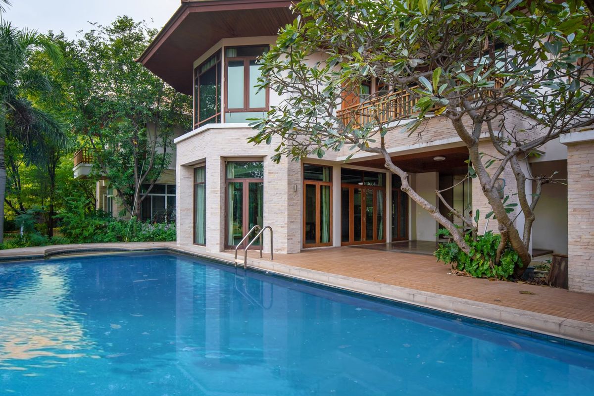 ขายบ้านเดี่ยวหรูพร้อมสระว่ายน้ำ  ติดทะเลสาบ ในหมู่บ้าน ณ ชเล  มหาชัย สมุทรสาคร 26.8ล้านบาท – รูปที่ 3