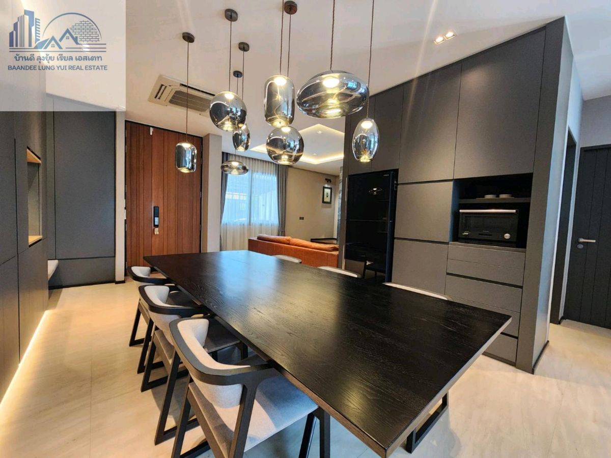 ขายบ้านเดี่ยวพระราม9 เอกมัย Modern Luxury 💫🪅独栋住宅出售，Rama 9，Ekamai，现代豪华  – รูปที่ 3