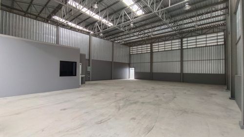   Warehouse & office for Rent, area 230 sqm. electric 3 phase 📍 Phra Samut Chedi, Samutprakan