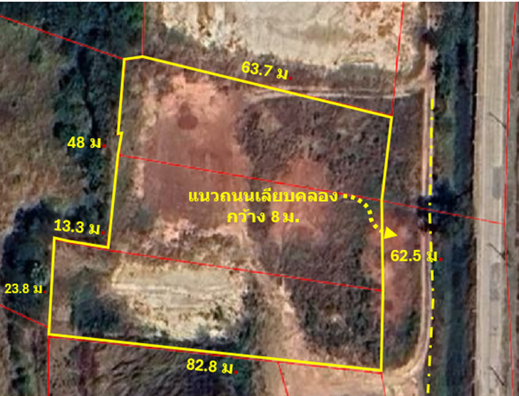 ขาย ที่ดิน ทำเลทองของย่านอยู่อาศัย  ชุมชนบ้านสำโรง เนื้อที่ 3 ไร่ 67.2 ตรว ผังเมืองสีชมพูประเภทชุมชน การคมนาคมเชื่อมต่อหลายเส้นทาง – รูปที่ 2