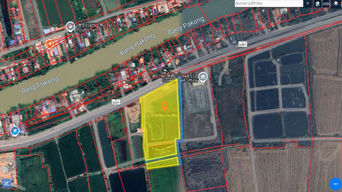 ขาย ที่ดินติดถนนใหญ่ ตำบลบ้านสร้าง อำเภอบ้านสร้าง จังหวัดปราจีนบุรี เนื้อที่ 13 ไร่ 131.6 ตารางวา เหมาะทำการค้า ธุรกิจขนาดเล็ก-กลาง และปั๊มน้ำมัน