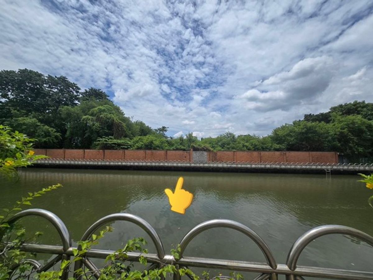 Land for sale 4-3-72 rai, Thawi Watthana-Kanchanaphisek Road, good location in front of the main road Behind the Khlong Thawi Watthana Near Bangkok Thonburi College – รูปที่ 4