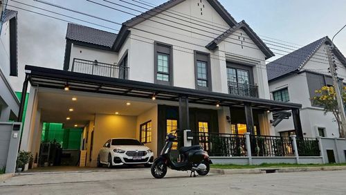 บ้านเดี่ยว 2 ชั้น หันหน้าทิศเหนือ ใกล้ MEGA Bangna รพ.ไทยนครินทร์ สนามบินสุวรรณภูมิ ทางด่วน