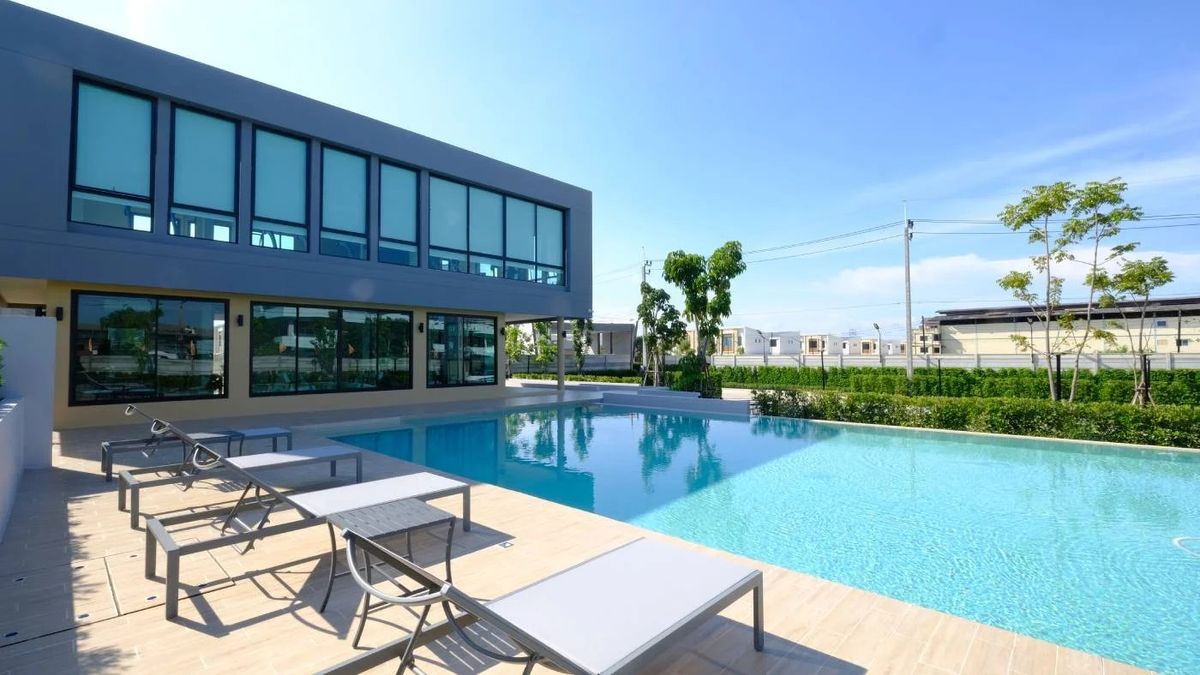 🔥Urgent for rent, new room ready to move in 🔥Sena Kit Thepharak - Bang Bo 2, Phase 2, starting rent 7,700 baht/month, accepting both Thais and foreigners (with 6 month / 1 year rental contract) RentNex By Sena