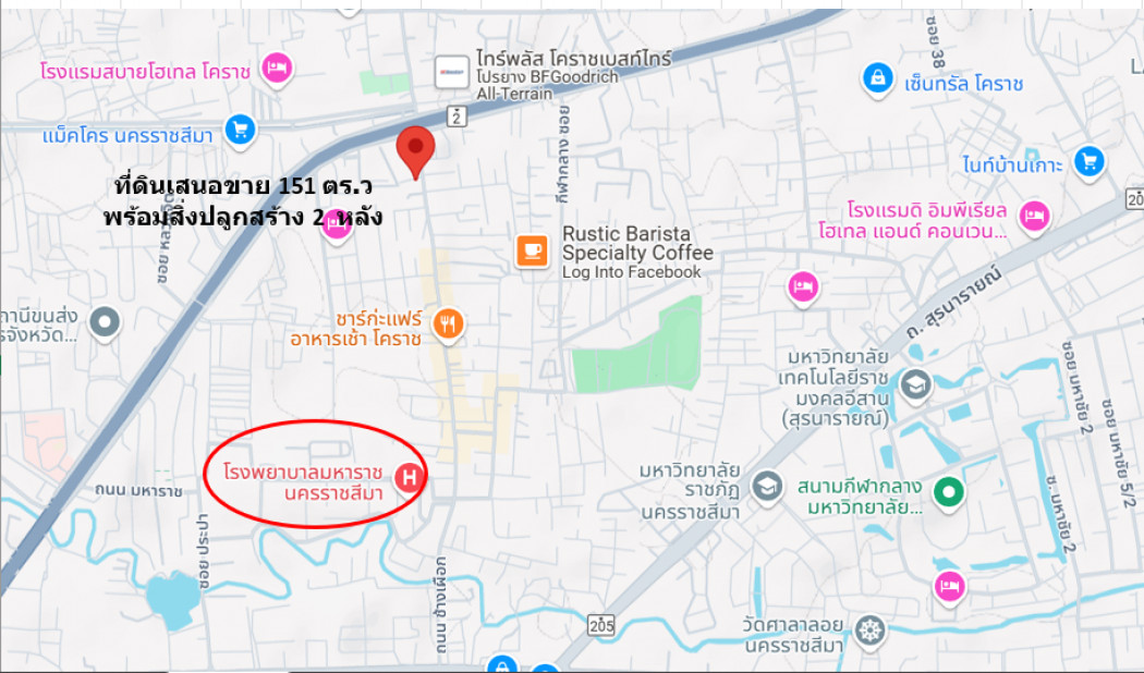 🗺️ ที่ดิน 120 ตร.ว. ติดถนนช้างเผือก ห่างแยกประโดก (พีกาซัส) เพียง 150 ม. 📍ผังเมืองสีชมพู | หน้ากว้าง 196 ม. | รูปแปลงสวย 🗺️ ที่ดิน 120 ตร.ว. ติดถนนช้างเผือก ห่างแยกประโดก (พีกาซัส) เพียง 150 ม. 📍ผังเมืองสีชมพู | หน้ากว้าง 196 ม. | รูปแปลงสวย