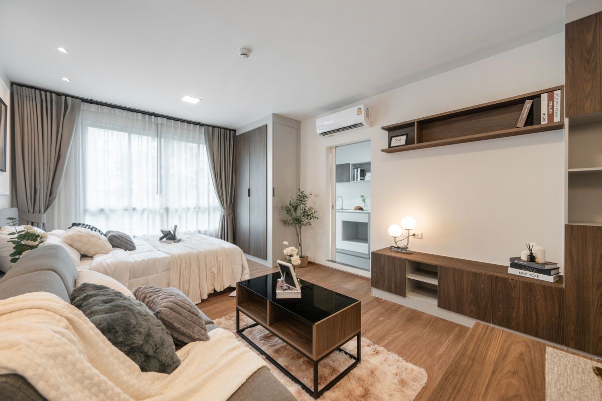 💥 D Condo ธาร จรัญ ห้องนี้คือจึ้ง! แต่งใหม่ปัง! พร้อมอยู่ ไม่ต้องแต่งเพิ่ม ใกล้ MRT บางยี่ขัน เดินทางง่ายเวอร์ – รูปที่ 4