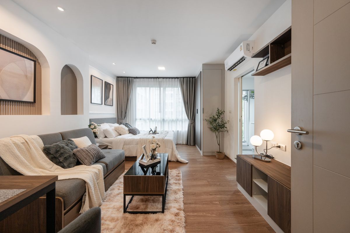💥 D Condo ธาร จรัญ ห้องนี้คือจึ้ง! แต่งใหม่ปัง! พร้อมอยู่ ไม่ต้องแต่งเพิ่ม ใกล้ MRT บางยี่ขัน เดินทางง่ายเวอร์ – รูปที่ 2