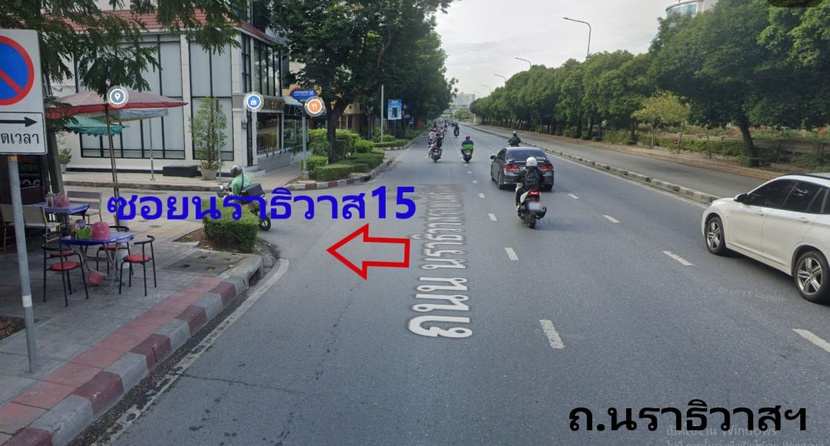 ขายที่ดินเปล่า 63 ตรว. ทำเลดี ติดถนน2 ด้าน ซอยนราธิวาสราชนครินทร์15 และ13 Ref. A01270102 ขายที่ดินเปล่า 63 ตรว. ทำเลดี ติดถนน2 ด้าน ซอยนราธิวาสราชนครินทร์15 และ13 Ref. A01270102