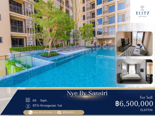 ✨  Rare Duplex Style Layout | Modern high-Rise near BTS Wongwian Yai | Signature Sansiri Quality ✨