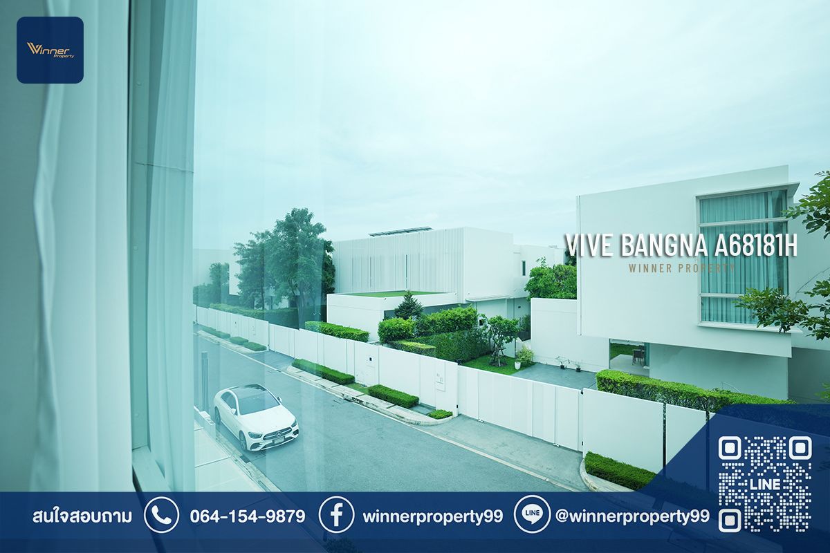 A68181h-ขายบ้านเดี่ยว VIVE Bangna KM.7 121.7ตร.วา หลัง MEGA Bangna -325sqm- Modern Luxury – รูปที่ 3