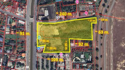 Land for sale near Chiang Mai Airport size 13 rai