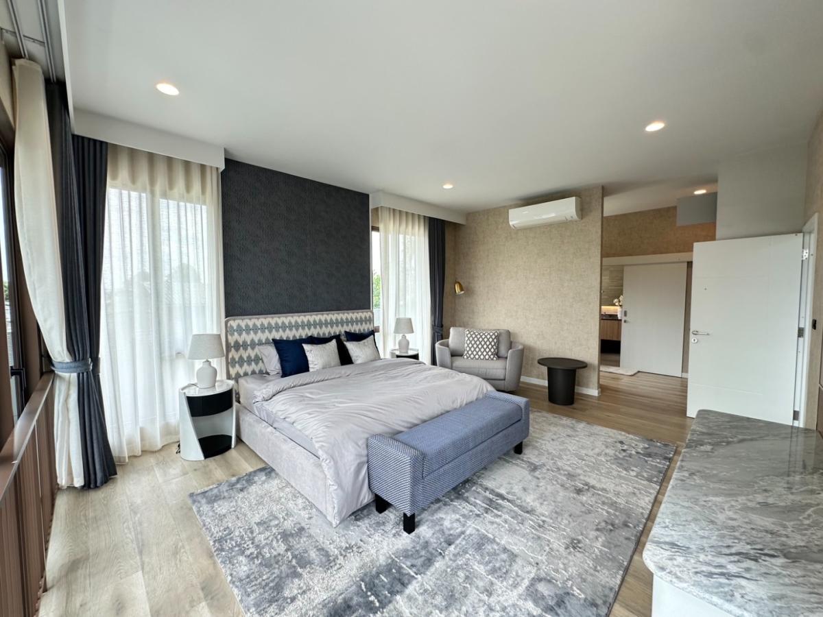 🔥For urgent rent+🔥Burasiri Krungthep Kreetha, near many shopping malls, fully furnished, ready to move in