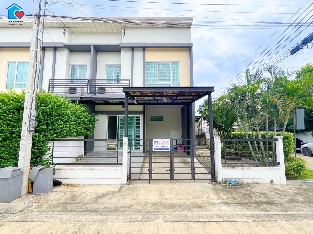 *** Golden house on the Silk Road, 2 -story townhouse, Pleino Village, Phahonyothin - Sai Mai #Good location #behind the corner near the Green Line, Khu Khot station 3.5 km.