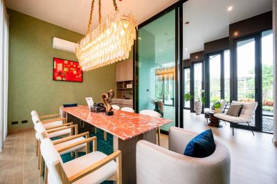 🔥For urgent rent+🔥Burasiri Krungthep Kreetha, near many shopping malls, fully furnished, ready to move in