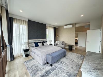 🔥For urgent rent+🔥Burasiri Krungthep Kreetha, near many shopping malls, fully furnished, ready to move in