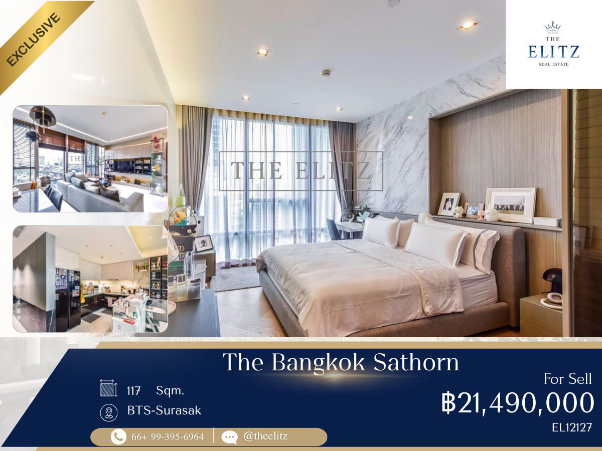 ✨ Exclusive Listing - Rare Item in Sathorn! Luxury Condo with 100% Private Lift for Sale✨ ✨ Exclusive Listing - Rare Item in Sathorn! Luxury Condo with 100% Private Lift for Sale✨