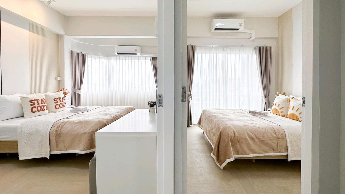 🏙🏙 Big room condo In the heart of Onnut ✨️✨️2 Bedroom Beautiful dress