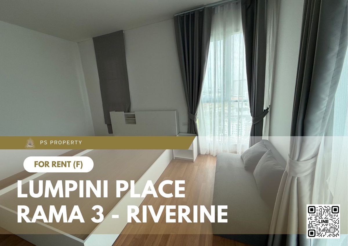 For rent 📍 Lumpini Place Rama 3 - Riverine 📍 Fully furnished and equipped with electrical appliances, near BTS Surasak For rent 📍 Lumpini Place Rama 3 - Riverine 📍 Fully furnished and equipped with electrical appliances, near BTS Surasak