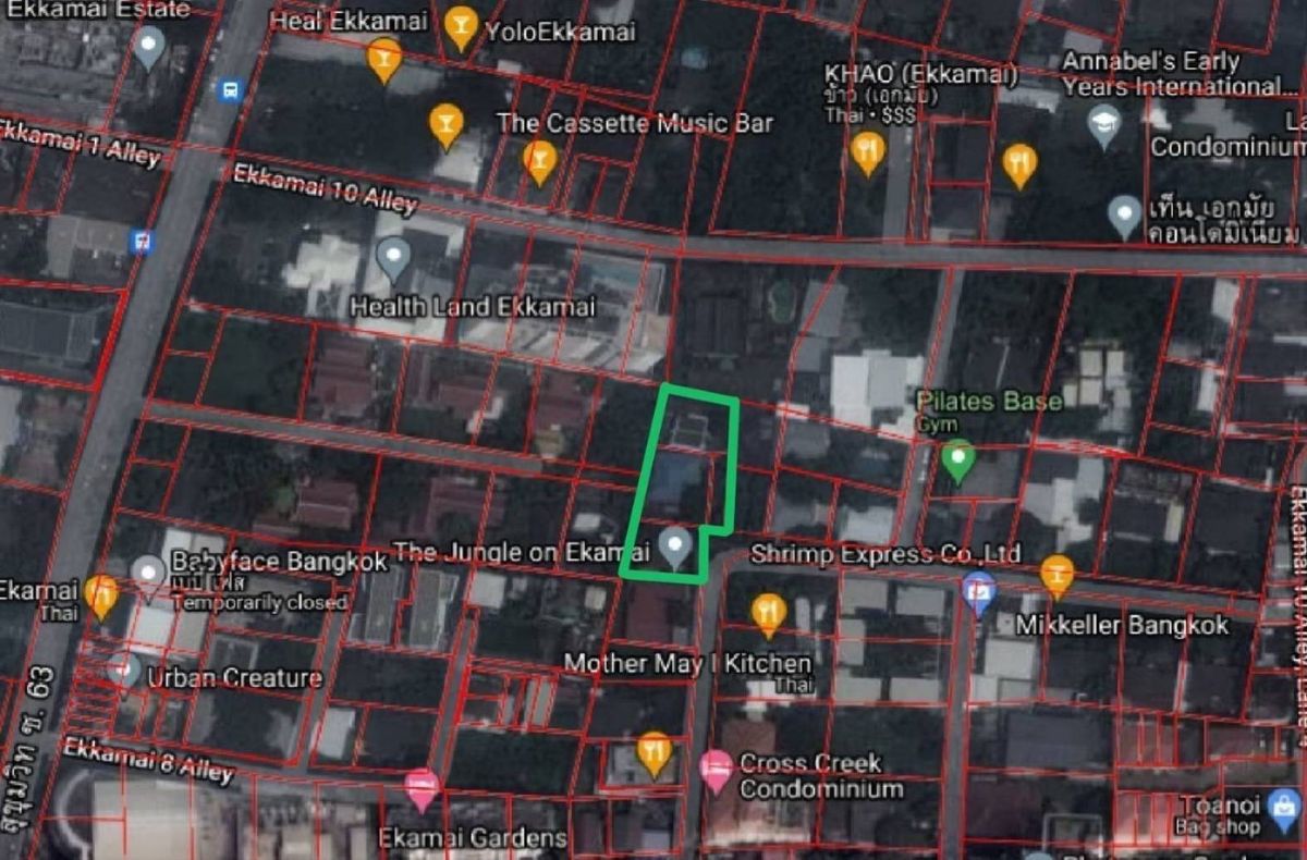 ขาย ที่ดิน เอกมัย 10 แปลงสวย ขนาด 348 ตรว. เดินไปทองหล่อได้ เข้าซอยเพียง 400 ม. โซนอยู่อาศัย ราคา 180,960,000 – รูปที่ 2