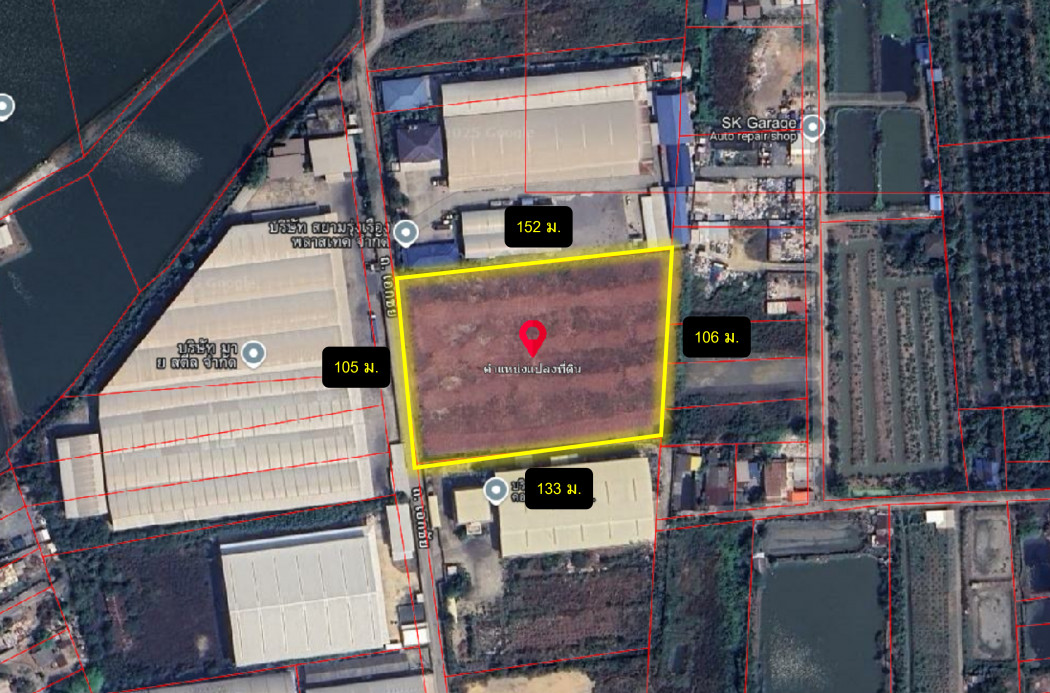 ขายที่ดิน สำหรับทำโรงงาน โกดัง 9 ไร่กว่า บางน้ำจืด ใกล้ถ.เอกชัยแค่ 1 กม. KK – รูปที่ 3