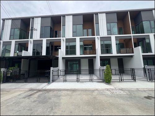 AT610 ให้เช่าทาวน์โฮม 3 ชั้น บ้านกลางเมือง นอร์ธ ราชพฤกษ์ ใกล้MRTสายสีม่วง สถานีบางรักน้อย ท่าอิฐ