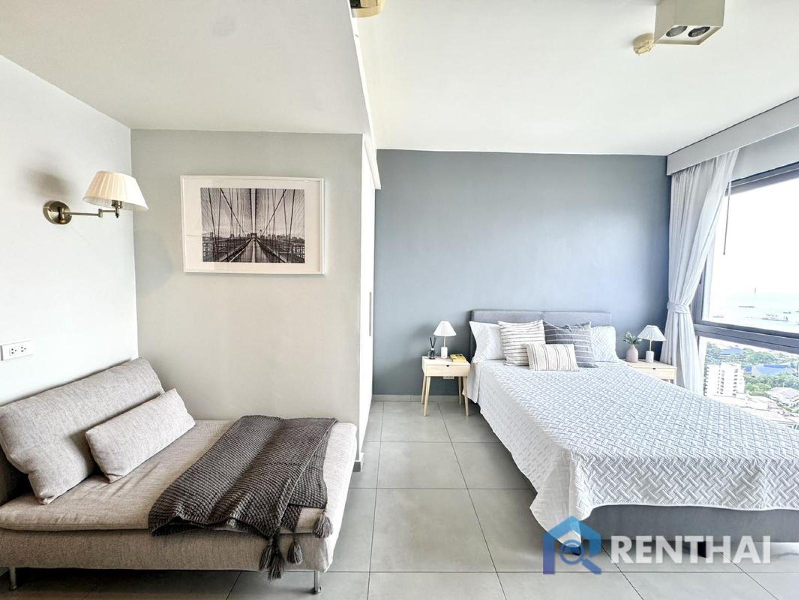 Stunning Sea View Studio at Unixx Condo, South Pattaya  Prime City Location – รูปที่ 2