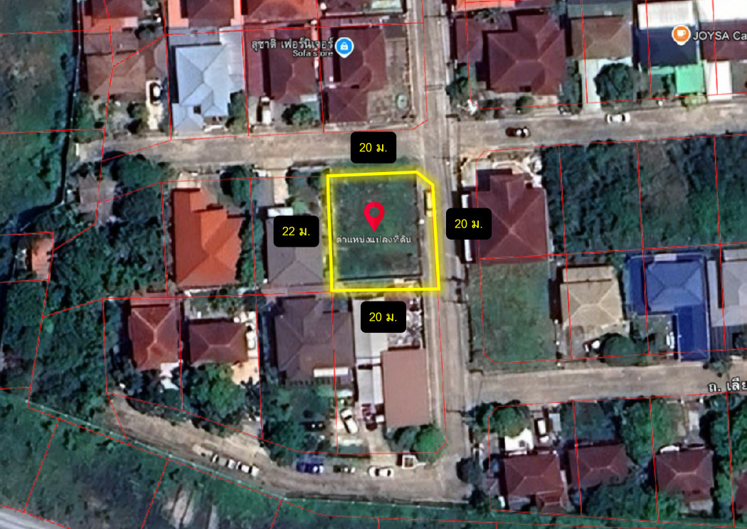 Land for sale, Wararom Village 69, size 87 sq w, near the southern side of Khlong Phasi Charoen Road, only 550 m. KK – รูปที่ 3