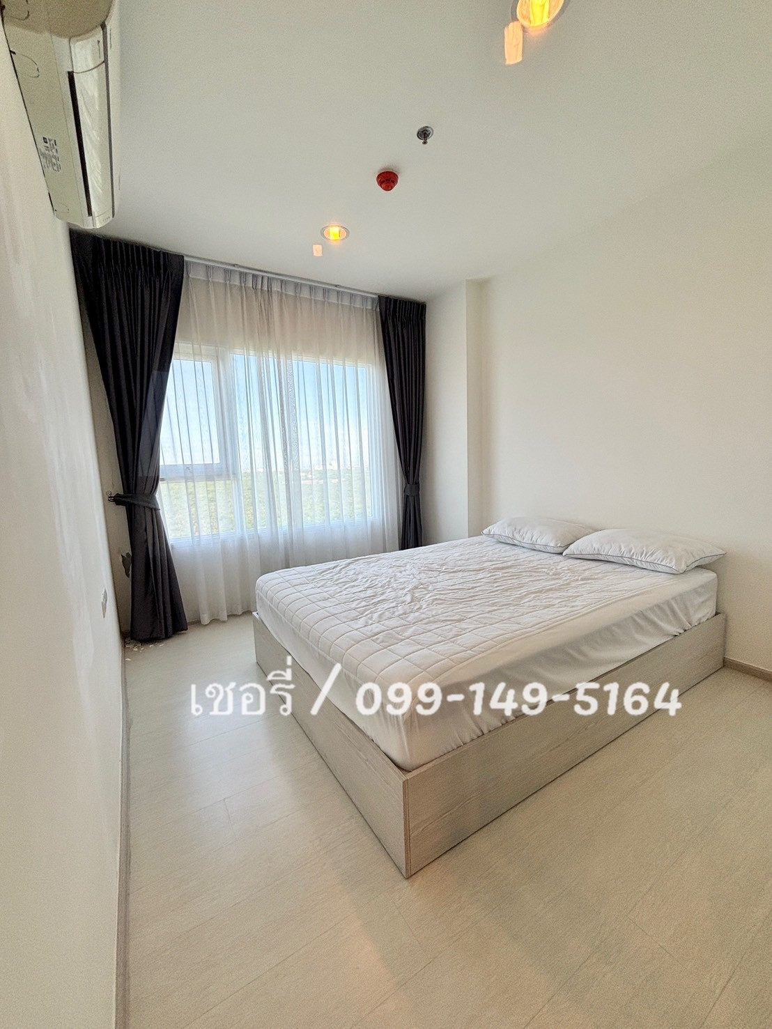 ASPIRE ERAWAN condo rental, large corner room, beautiful, new, never rented Build in full With complete furniture Next to BTS Erawan / call 099-149-5164 – รูปที่ 4