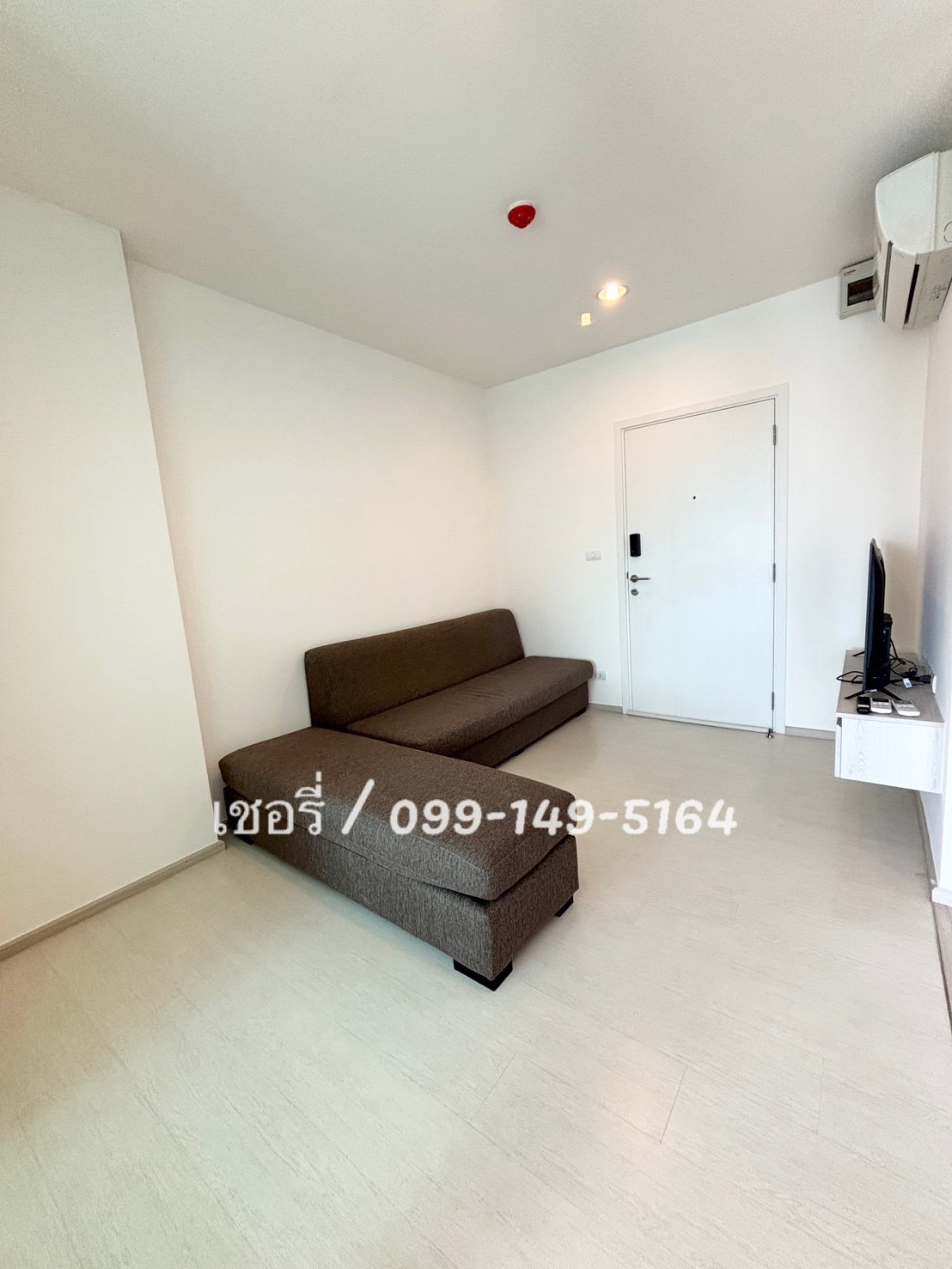 ASPIRE ERAWAN condo rental, large corner room, beautiful, new, never rented Build in full With complete furniture Next to BTS Erawan / call 099-149-5164 – รูปที่ 2
