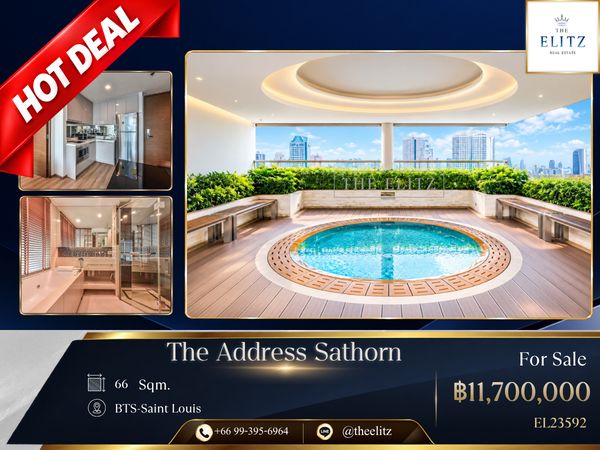 ✨ Brand New Luxury Residence in Sathorn —  Contemporary Elegance & Prime CBD Address | Pristine Condition ✨
