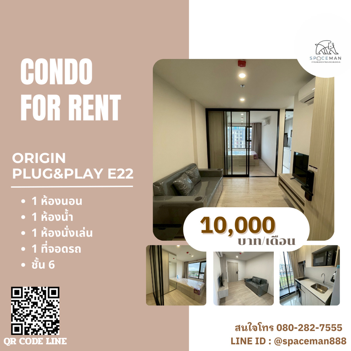🚄 Condo For rent The Origin Plug & Play E22, a new room,❌ not accept pet 🚄 Condo For rent The Origin Plug & Play E22, a new room,❌ not accept pet