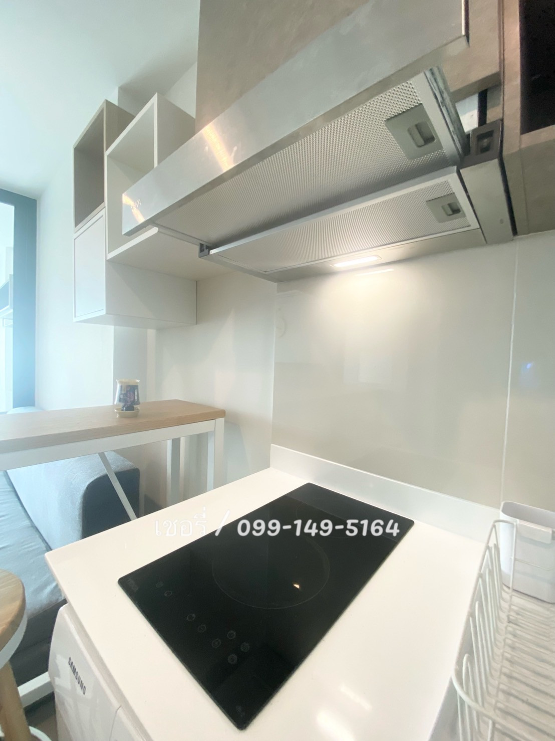 เช่าคอนโด Aspire Erawan Prime ห้องสวยใหญ่ One Bed Plus มีแอร์ทุกห้อง บิ้วอินจัดเต็ม เฟอร์นิเจอร์ครบๆ ติดBTSเอราวัณ / โทร 099-149-5164 – รูปที่ 3