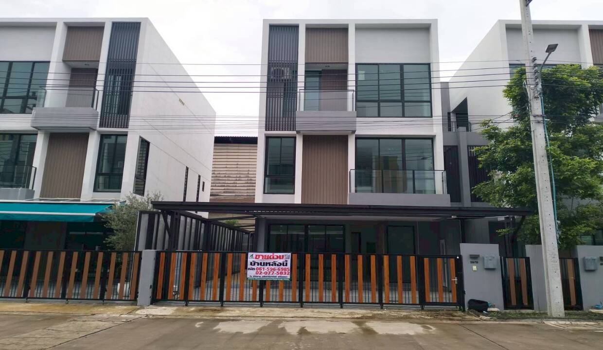 3 -story twin house, New Connex House, Don Mueang, Vibhavadi Rangsit Road, Airport, Don Mueang District, Bangkok