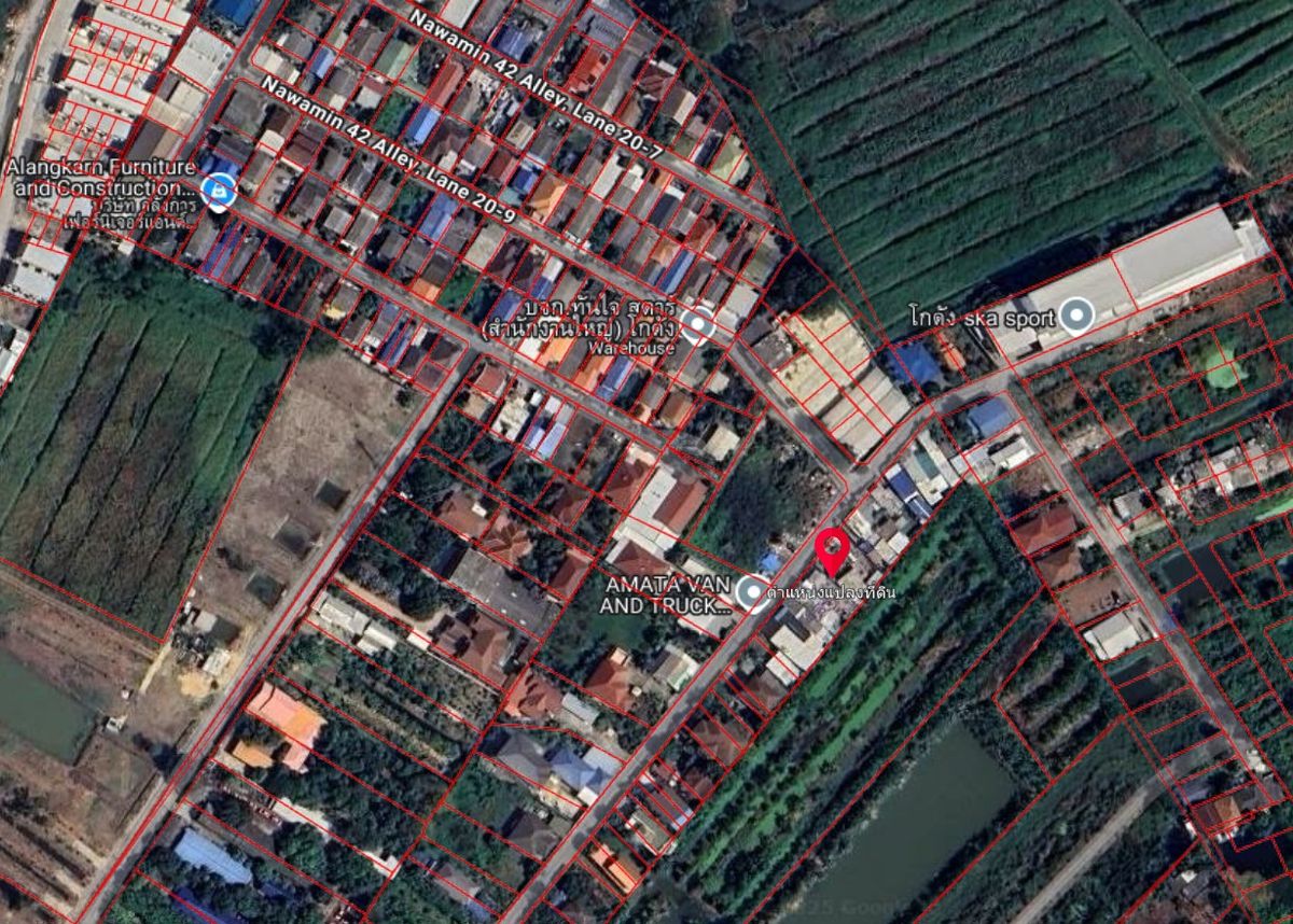 Land for sale, Nawamin 42, Soi 20-9, 1 rai – รูปที่ 3