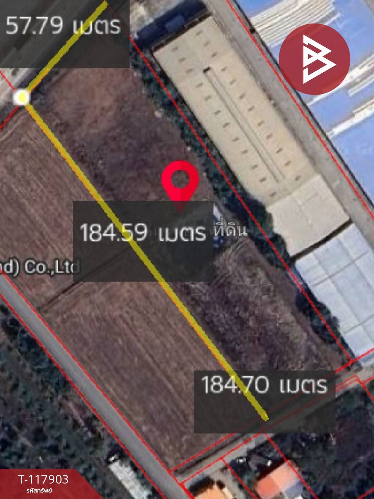 Land for sale in an area of 5 rai 3 ngan 52 sq.wah, Chakha Chichara – รูปที่ 4