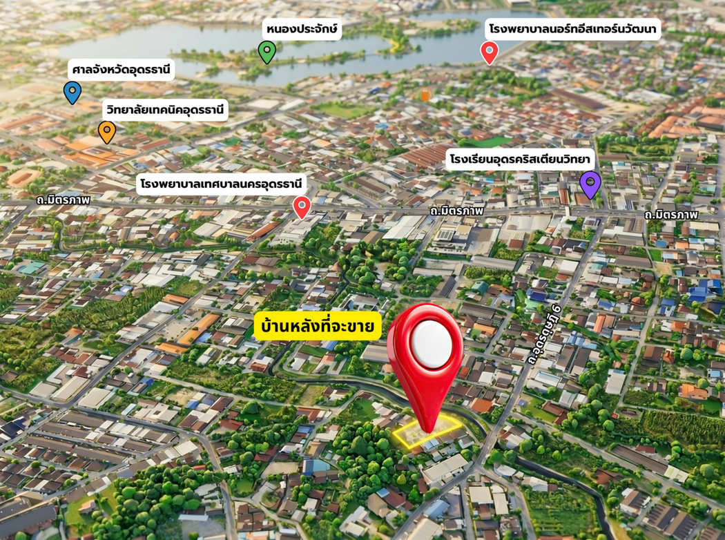 For inquiries, call: 087-955-5579 Land and house for sale, 1 rai (already filled), next to the road along Huai Mak Khaeng, Mak Khaeng Subdistrict, Mueang Udon Thani. Udon Thani Municipality Near Central Udon Thani ( sells it himself) For inquiries, call: 087-955-5579 Land and house for sale, 1 rai (already filled), next to the road along Huai Mak Khaeng, Mak Khaeng Subdistrict, Mueang Udon Thani. Udon Thani Municipality Near Central Udon Thani ( sells it himself)