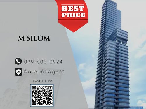 🔥 For sale !! M silom condo
