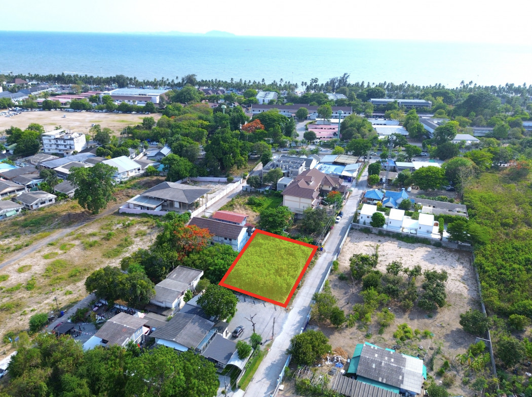 ขาย ที่ดิน ถนนบางแสนสาย 2 ในซอยสำรวล 256 ตรว ใกล้ชายหาดแค่ 650 เมตร DD