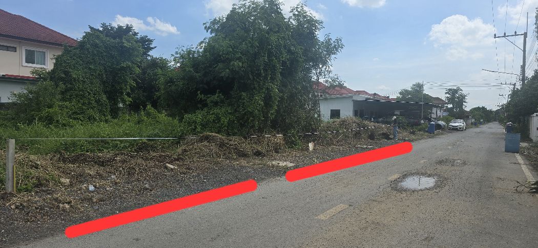 Selling 2 empty land, 63 square meters per plot, Khlong Luang, Khlong 6 Selling 2 empty land, 63 square meters per plot, Khlong Luang, Khlong 6