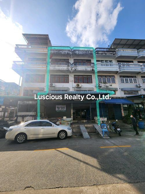 Commercial building for sale 3.5 floors 40 sq.w. Commercial Building, Soi Ekachai 76, Intersection 2, Kanchanaphisek Road, Bang Bon District, Bangkok