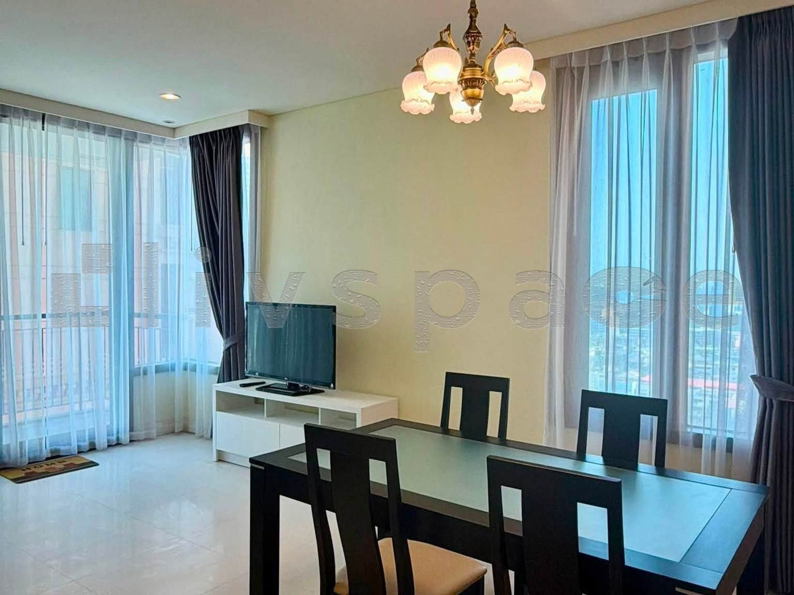 ▚ L05C07ツ ให้เช่า: Aguston Sukhumvit 22 2 Bed 2 Bath 95ตร.ม. ห้องมุม วิวสวย รับสัตว์เลี้ยง (Pet-Friendly)✨ – รูปที่ 4