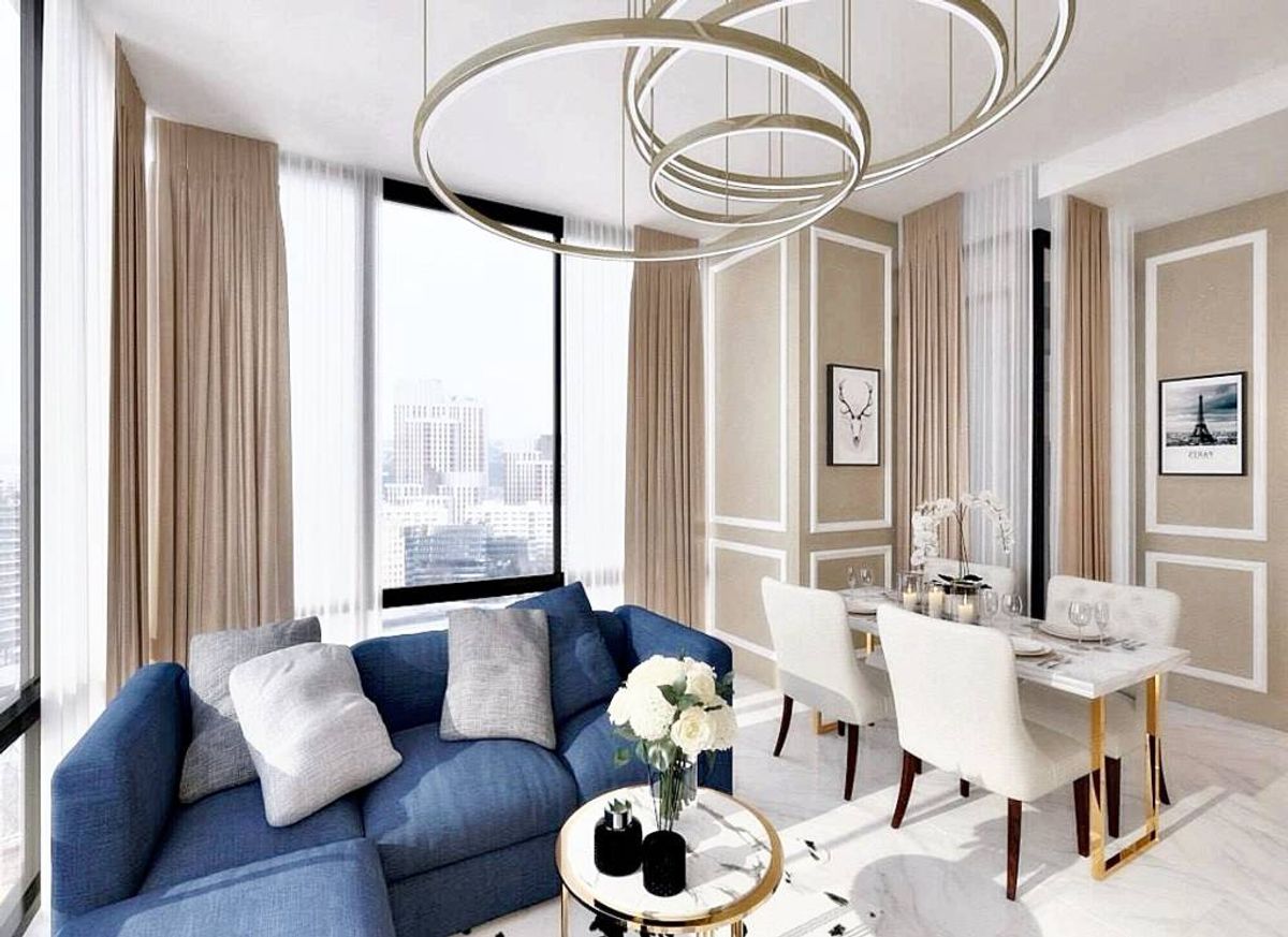 Ashton Silom 2 Bedrooms 2 Bathrooms 75 SQ.M condo big size in Silom near BTS Chongnonsri – รูปที่ 2