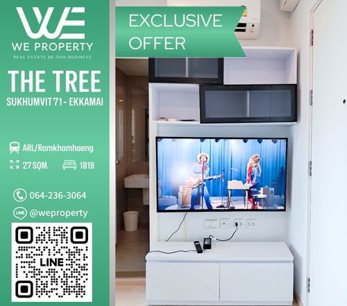 ห้องสวยวิวเมืองเฟอร์ฯครบ ราคาดีมาก!!⭐The Tree Sukhumvit 71 - Ekamai (เดอะ ทรี สุขุมวิท 71 - เอกมัย)