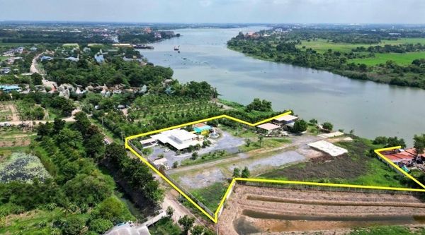 ขายที่ดินริมน้ำเจ้าพระยา สามโคก ปทุมธานี ทำเลสงบ วิวแม่น้ำ เหมาะสร้างบ้านพักตากอากาศ รีสอร์ท และพัฒนาโครงการ