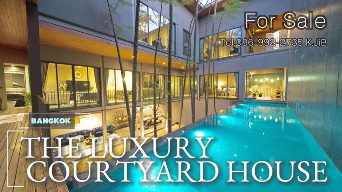 Luxurious house for sale behind Central E Sawil The coordinates of Nakniwat 21 are beautifully decorated in the back. With furniture electrical appliance Can carry one bag