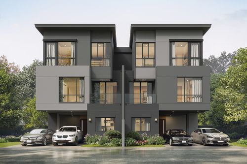 🏛️✨Baan Klang Mueng The Edition Yothin Phatthana | 3 -story twin house, size 241 sq.m., 43 sq.w. | 4 bedrooms, 4 bathrooms, 2 parking spaces, starting 15.5 mb, contact to watch Tel.092635410 (Earth)