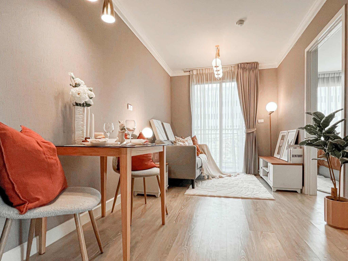 ห้องใหญ่ ห้องมุมสวยแต่งครบ⭐ให้เช่า Metro Luxe Kaset (เมโทร ลักซ์ เกษตร) – รูปที่ 2