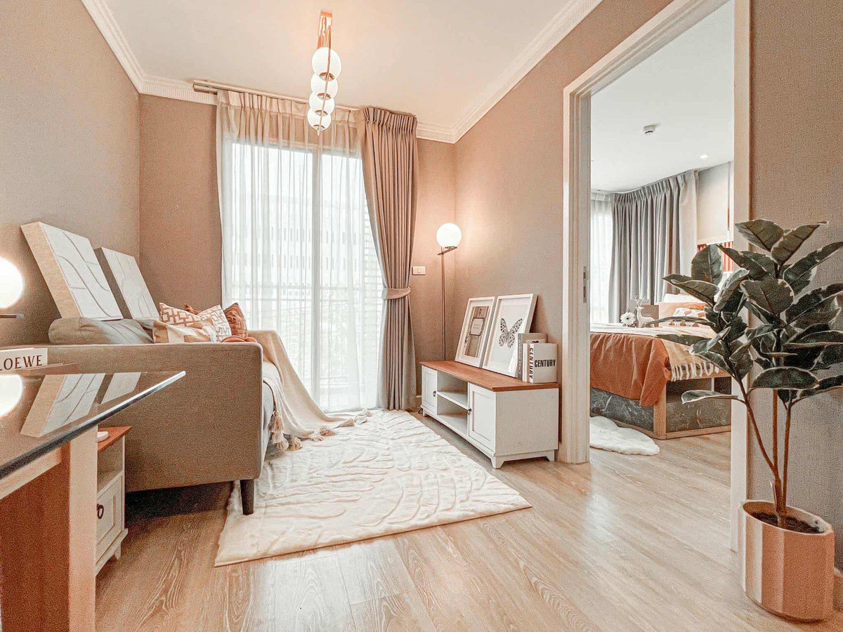 ห้องใหญ่ ห้องมุมสวยแต่งครบ⭐ให้เช่า Metro Luxe Kaset (เมโทร ลักซ์ เกษตร) – รูปที่ 3